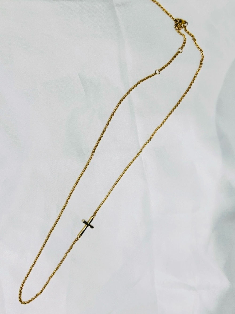 James Avery 14K Gold Horizon Cross Necklace - Adjustable 18–20” - Picture 11 of 11